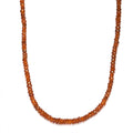 Tangerine Kyanite Beaded Necklace 20 Inches in 14K Yellow Gold Over Sterling Silver 85.00 ctw - Sticky add to cart bar