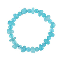 Amazonite 115.00 ctw Beaded Stretch Bracelet