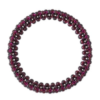 Mozambique Garnet 85.00 ctw Beaded Stretch Bracelet