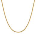10K Yellow Gold 1.5mm Franco Chain Necklace 18 Inches 2.3 Grams - Sticky add to cart bar