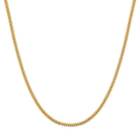 10K Yellow Gold 1.5mm Franco Chain Necklace 18 Inches 2.3 Grams