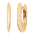 Italian 10K Yellow Gold Moda Huggies Earrings 2.4 Grams - Sticky add to cart bar