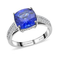 Certified & Appraised Rhapsody 950 Platinum AAAA Tanzanite and E-F VS Diamond Ring 6 Grams 3.25 ctw (Del. in 15-20 Days) - Sticky add to cart bar