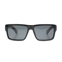Bamfy Burbank UV400 Polarized Sunglasses with Bamboo Legs and Case -Black Brown