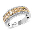 Modani 18K White and Yellow Gold Natural Yellow and White Diamond SI-VS Ring 1.80 ctw - Sticky add to cart bar