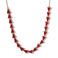 Lab Created Padparadscha Sapphire Necklace 18-20 Inches in Vermeil Yellow Gold Over Sterling Silver 23.65 ctw - Sticky add to cart bar