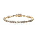 Narsipatnam Alexandrite and White Zircon Tennis Bracelet in Vermeil Yellow Gold Over Sterling Silver (6.50 In) 5.65 ctw - Sticky add to cart bar