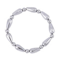 Golden Color Hematite Beaded Stretch Bracelet 148.00 ctw - Sticky add to cart bar