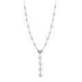 Austrian Crystal Necklace (28-30 Inches) in Silvertone - Sticky add to cart bar