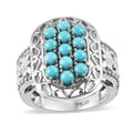Premium Sleeping Beauty Turquoise Ring in Stainless Steel (Size 10.0) 1.65 ctw - Sticky add to cart bar