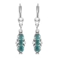 Grandidierite Lever Back Earrings in Platinum Over Sterling Silver 1.15 ctw - Sticky add to cart bar