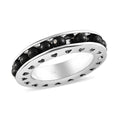 Shungite Eternity Band Ring in 14K YG Over Copper 5.00 ctw - Sticky add to cart bar