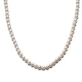 Austrian Crystal Beaded Necklace 20 Inches in Sterling Silver - Sticky add to cart bar