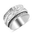 Sterling Silver Spinner Band Ring (Size 6.0) 6.90 Grams - Sticky add to cart bar
