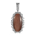 Karis Gold Sandstone 22.85 Pendant without Chain in Platinum Bond - Sticky add to cart bar