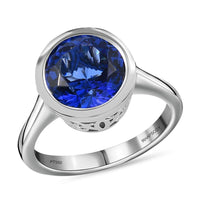 DOORBUSTER RHAPSODY 950 Platinum AAAA Tanzanite Solitaire Ring 4.65 ctw