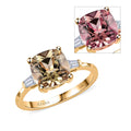 Iliana 18K Yellow Gold AAA Turkizite and G-H SI Diamond Ring 2.65 ctw - Sticky add to cart bar