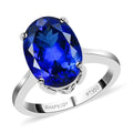 RHAPSODY 950 Platinum AAAA Tanzanite Solitaire Ring (Size 7.0) 6 Grams 7.50 ctw - Sticky add to cart bar