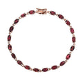 Luxoro 10K Rose Gold AAA Morro Redondo Pink Tourmaline Bracelet (6.50 In) 5.00 ctw - Sticky add to cart bar