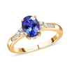 Tanzanite in Yellow Gold