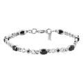 Amethyst Bracelet in Stainless Steel (7.25-8In) 2.85 ctw - Sticky add to cart bar