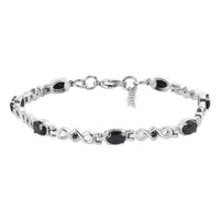 Amethyst Bracelet in Stainless Steel (7.25-8In) 2.85 ctw