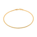 10K Yellow Gold 1.6mm Quint Rope Bracelet - Sticky add to cart bar