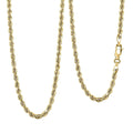 14K Yellow Gold 1.5mm Rope Chain Necklace 20 Inches 1.60 Grams - Sticky add to cart bar