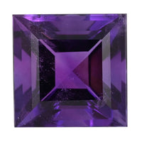 AAAA Lusaka Amethyst (Sqr 12x12 mm) 7.00 ctw Loose Gemstone