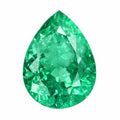 Certified & Appraised AAAA Boyaca Colombian Emerald (Pear Free Size) 3.00 ctw - Sticky add to cart bar