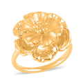 24K Yellow Gold Floral Ring 1.70 Grams (Del. in 5-7 Days) - Sticky add to cart bar