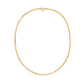 24K Yellow Gold Electroform 4mm Necklace 20 Inches 14.25 Grams - Sticky add to cart bar