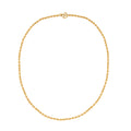 24K Yellow Gold Electroform 3mm Beaded Necklace 18 Inches 10.70 Grams - Sticky add to cart bar