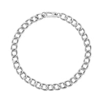 950 Platinum 6.6mm Men's Bracelet (8.00 In) 24 Grams