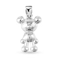 950 Platinum Electroform Teddy Bear Pendant 2.30 Grams - Sticky add to cart bar