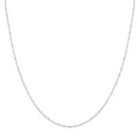 950 Platinum Singapore Chain Necklace 20 Inches 4.25 Grams