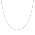 Mirror-finish Twist Link Chain Necklace in 950 Platinum 2.70 Grams 22 Inches - Sticky add to cart bar