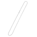 950 Platinum Electroform Diamond-cut Beaded Chain Necklace 18 Inches 8.40 Grams - Sticky add to cart bar