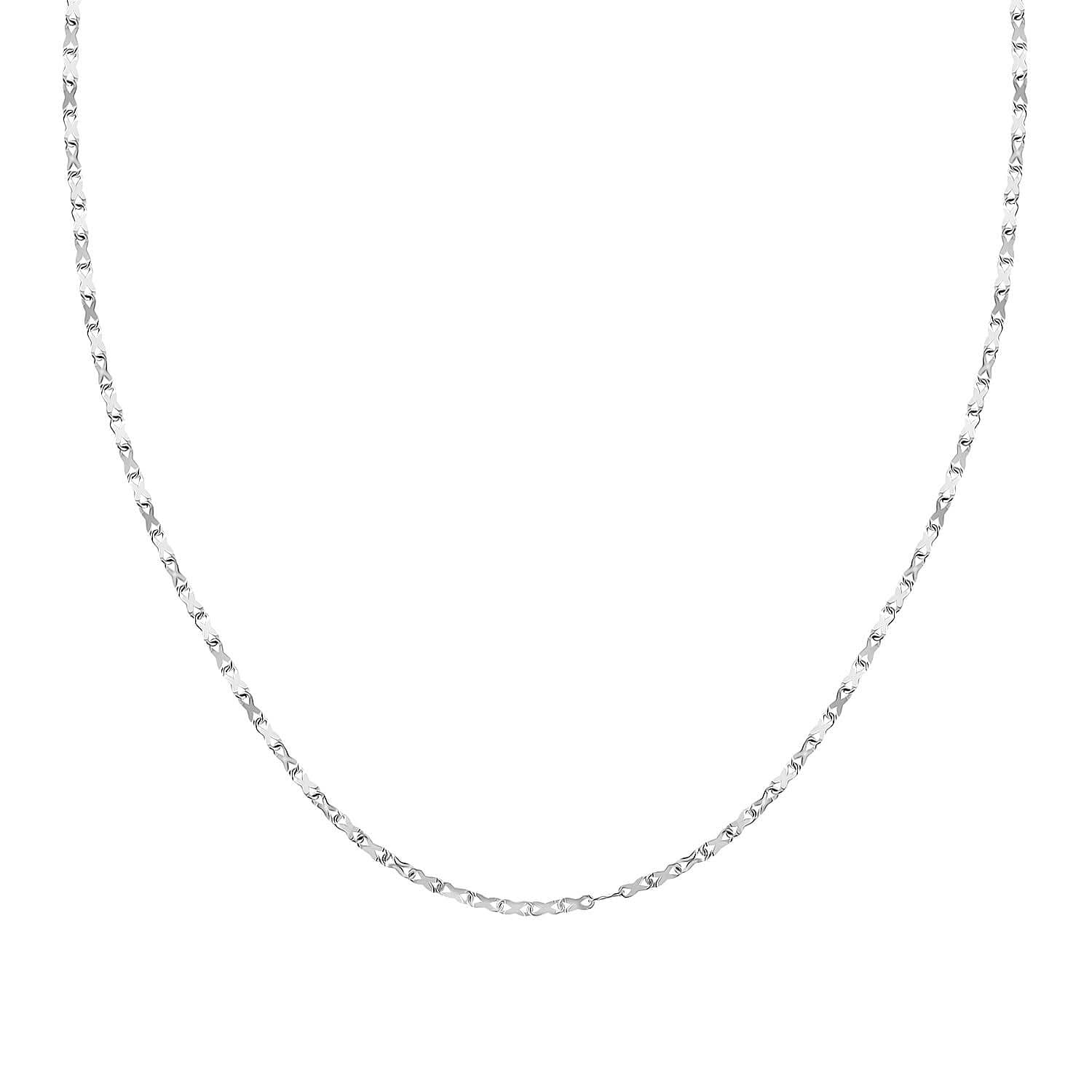 950 Platinum Link Chain Necklace 20 Inches 4 Grams