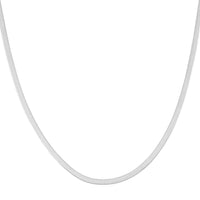 950 Platinum Flat Snake Chain Necklace 20 Inches 8 Grams