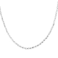 950 Platinum Electroform Fancy Chain Necklace with Lobster Lock 20 Inches 16.50 Grams