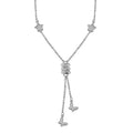 950 Platinum Star and Butterfly Necklace 20-22 Inches with Lobster Lock 6.20 Grams - Sticky add to cart bar