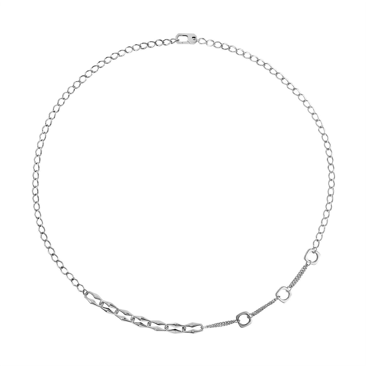 950 Platinum Designer Chain Necklace 20 Inches 17.80 Grams