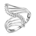 950 Platinum Bypass Ring (Size 10.0) 3.20 Grams - Sticky add to cart bar