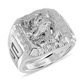 950 Platinum Dragon Men's Ring (Size 13.0) (28.60 g) - Sticky add to cart bar