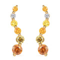 14K Yellow Gold Multi Diamond SI Stud Earrings 1.25 ctw - Sticky add to cart bar