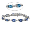 Color Change Fluorite (IR) Bracelet in Platinum Over Sterling Silver (8.00 In) 23.85 ctw - Sticky add to cart bar
