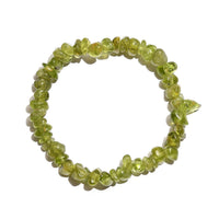 Peridot Chips Stretch Bracelet 120.00 ctw