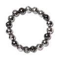 Hematite Beaded Stretch Bracelet 362.25 ctw - Sticky add to cart bar