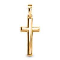 22K Yellow Gold Cross Pendant 1.50 Grams